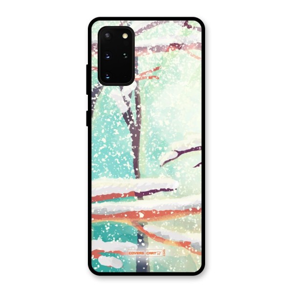 Winter Season Glass Back Case for Galaxy S20 Plus