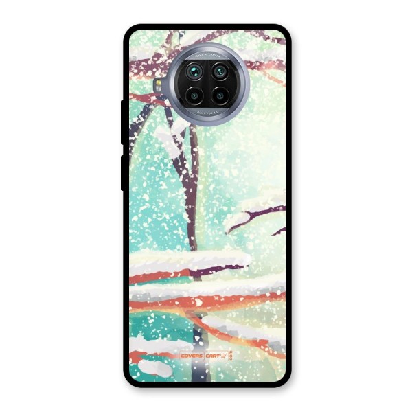 Winter Season Glass Back Case for Mi 10i