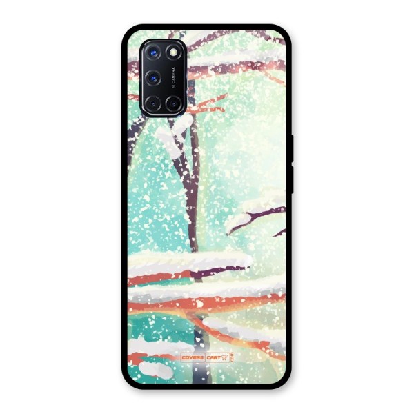 Winter Season Glass Back Case for Oppo A52