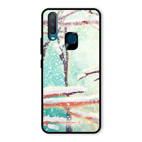 Winter Season Glass Back Case for Vivo Y12