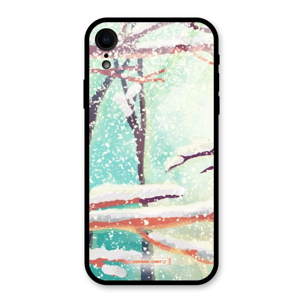 Winter Season Glass Back Case for XR