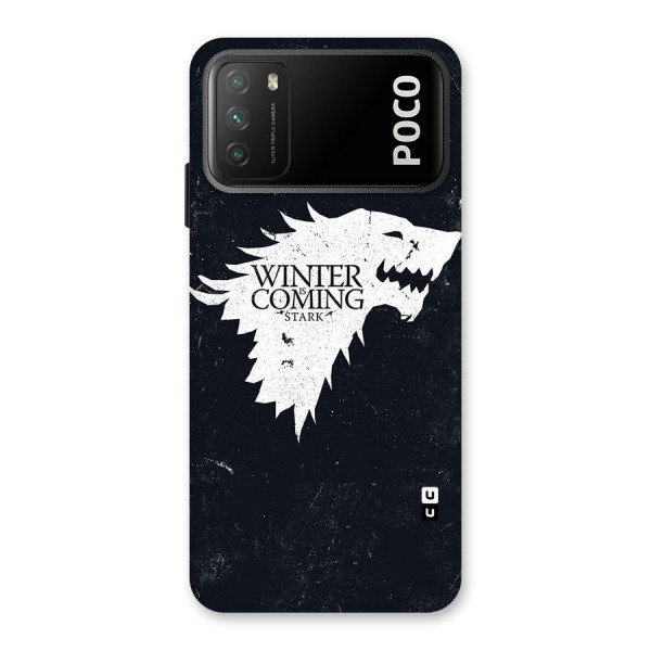 Winter is Coming Stark Back Case for Poco M3