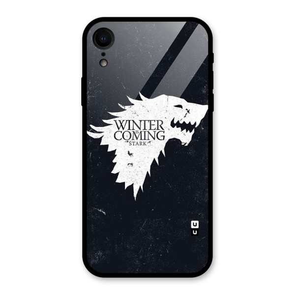 Winter is Coming Stark Glass Back Case for XR