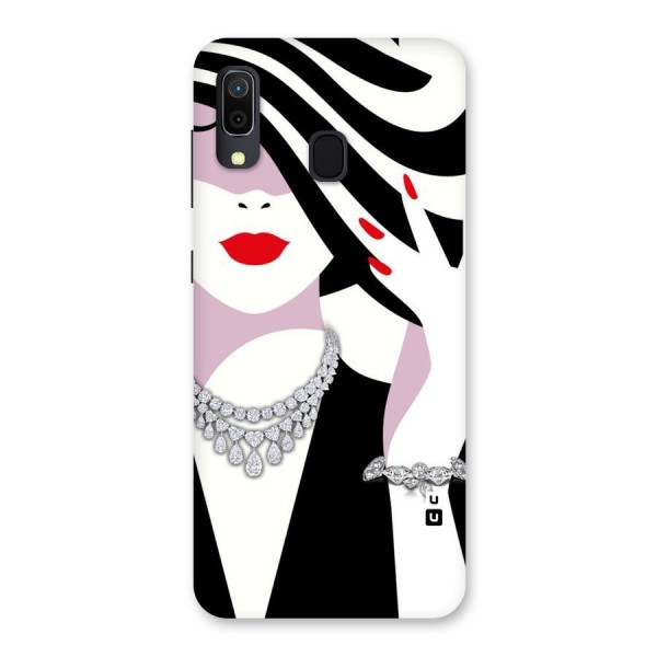 Women Beauty Back Case for Galaxy A20