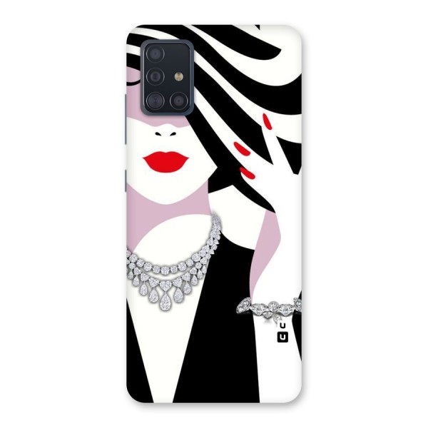 Women Beauty Back Case for Galaxy A51