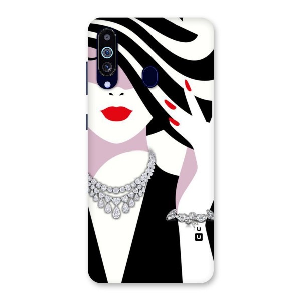 Women Beauty Back Case for Galaxy A60