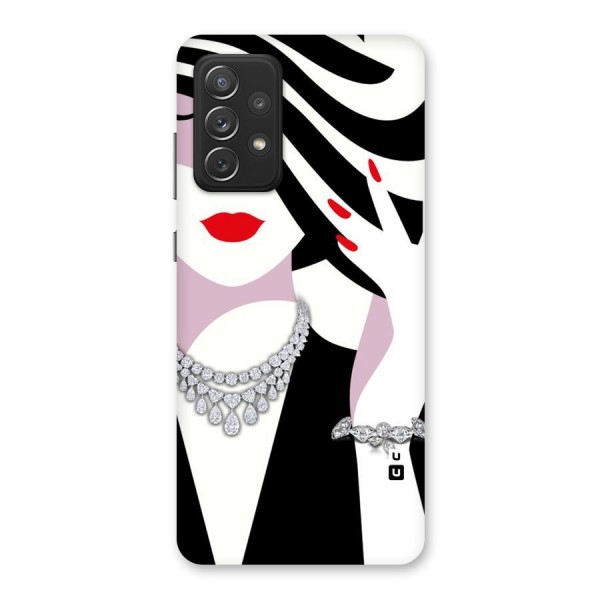 Women Beauty Back Case for Galaxy A72