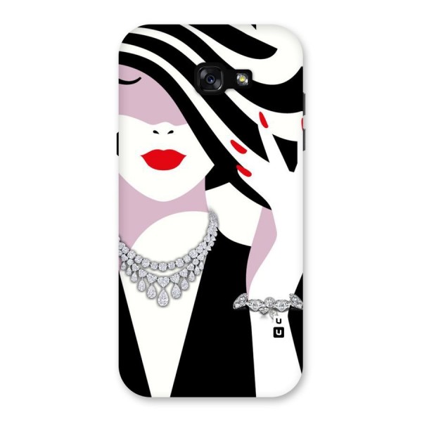 Women Beauty Back Case for Galaxy A7 (2017)