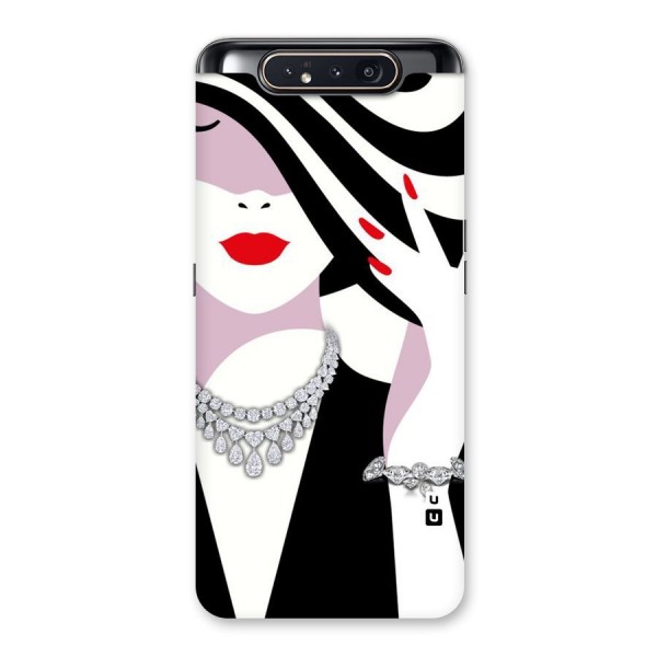 Women Beauty Back Case for Galaxy A80