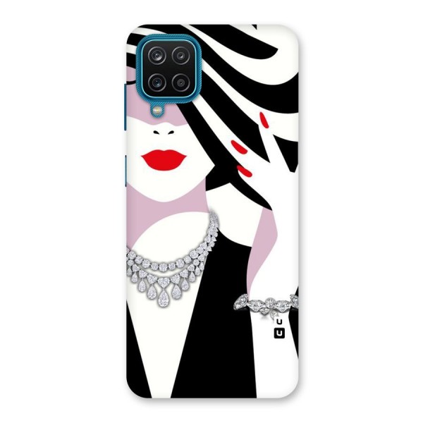 Women Beauty Back Case for Galaxy M12