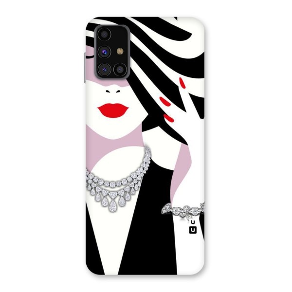 Women Beauty Back Case for Galaxy M31s