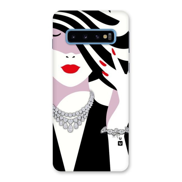 Women Beauty Back Case for Galaxy S10