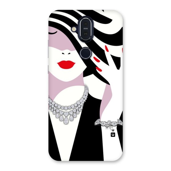 Women Beauty Back Case for Nokia 8.1