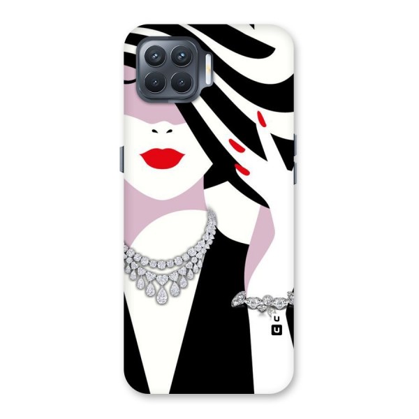 Women Beauty Back Case for Oppo F17 Pro