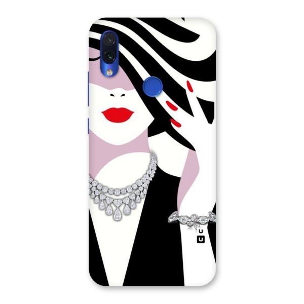 Women Beauty Back Case for Redmi Note 7