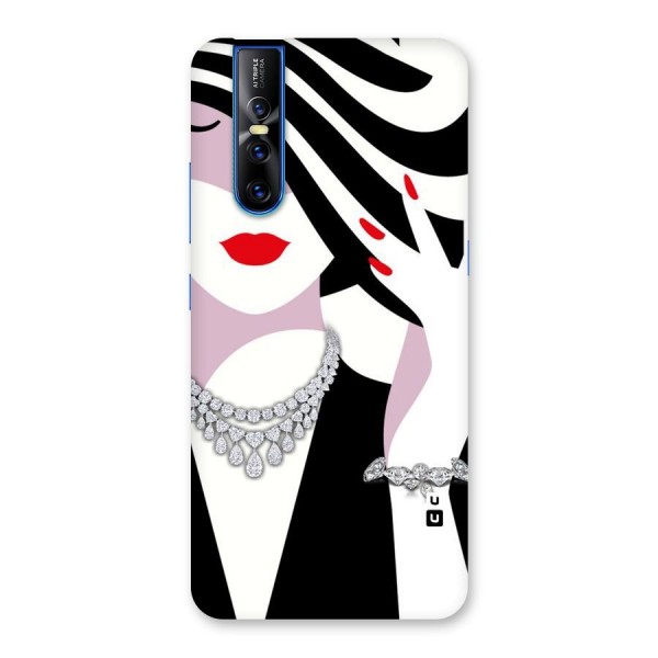 Women Beauty Back Case for Vivo V15 Pro