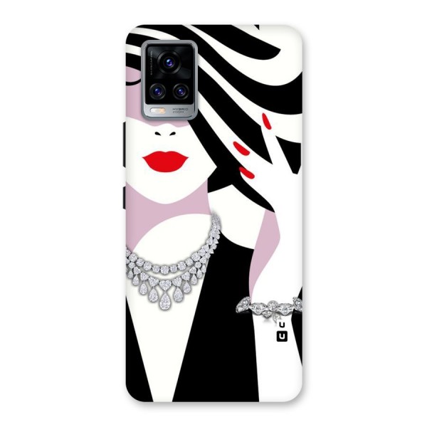 Women Beauty Back Case for Vivo V20 Pro