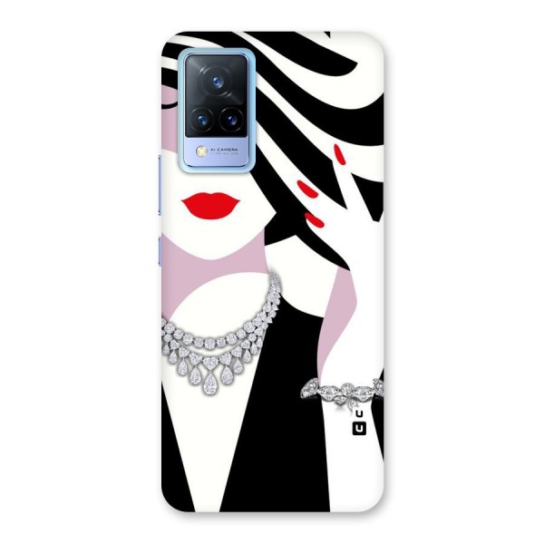 Women Beauty Back Case for Vivo V21 5G