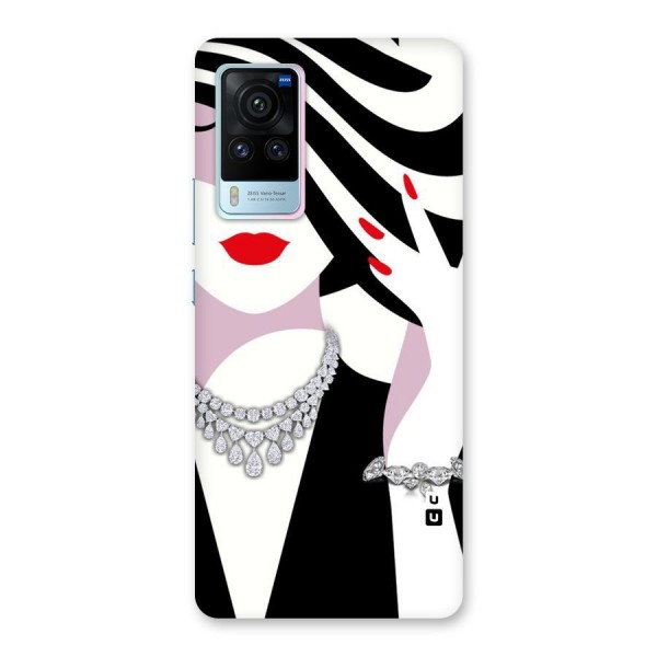 Women Beauty Back Case for Vivo X60 Pro