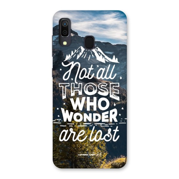 Wonder Lost Back Case for Galaxy A20