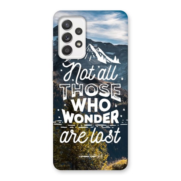 Wonder Lost Back Case for Galaxy A52