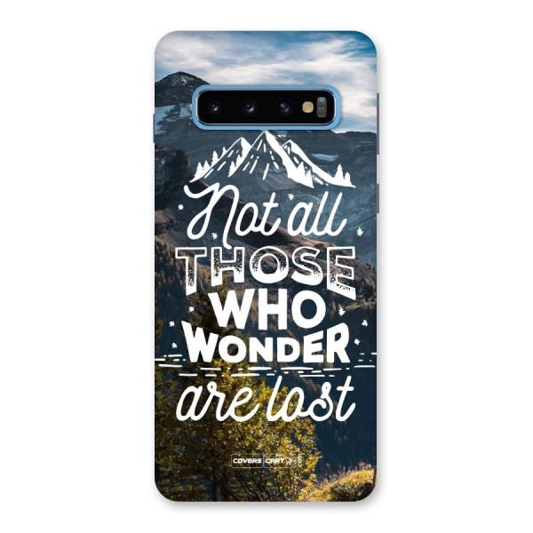 Wonder Lost Back Case for Galaxy S10