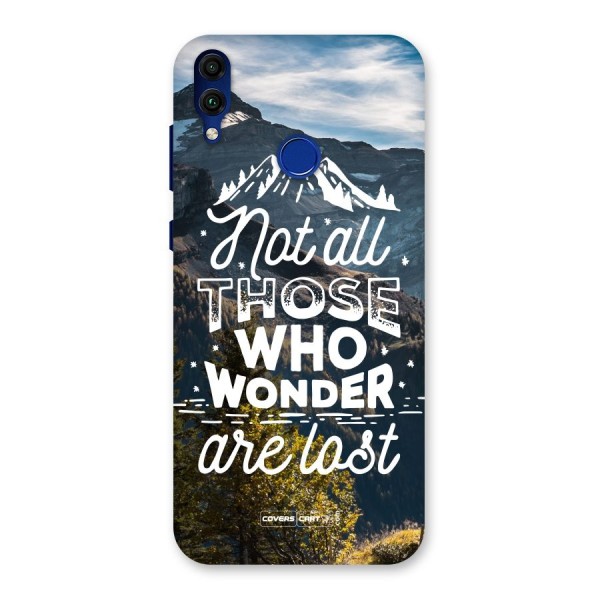 Wonder Lost Back Case for Honor 8C