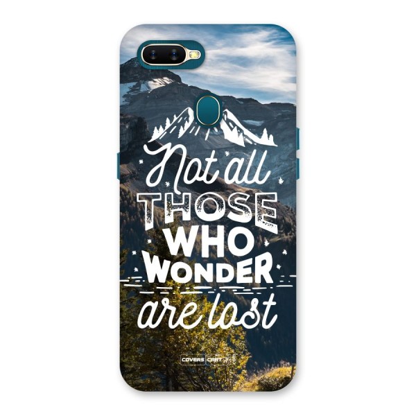 Wonder Lost Back Case for Oppo A12