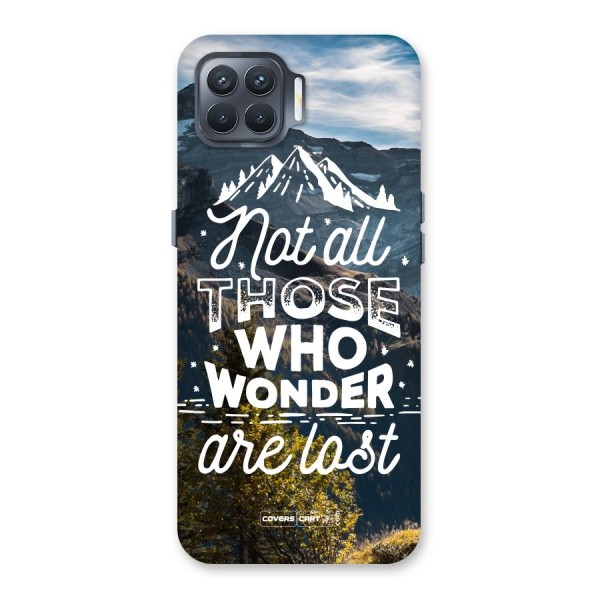 Wonder Lost Back Case for Oppo F17 Pro