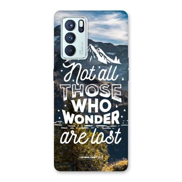 Wonder Lost Back Case for Oppo Reno6 Pro 5G