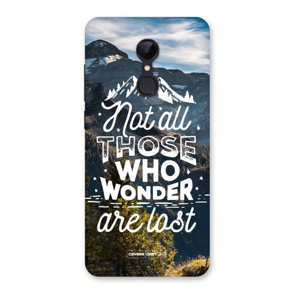 Wonder Lost Back Case for Redmi 5