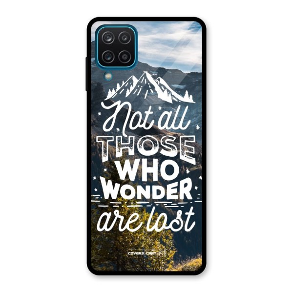 Wonder Lost Glass Back Case for Galaxy A12