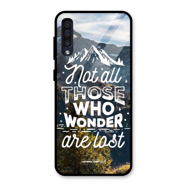 Wonder Lost Glass Back Case for Galaxy A50s