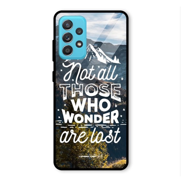 Wonder Lost Glass Back Case for Galaxy A52s 5G