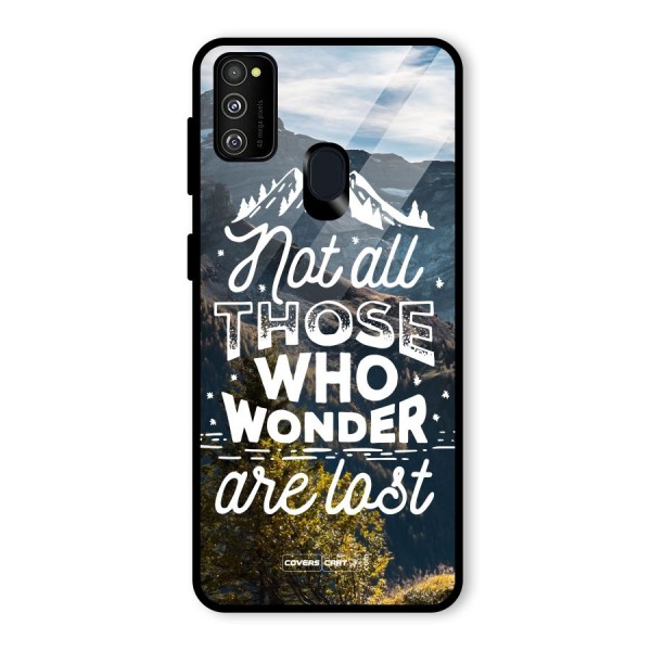 Wonder Lost Glass Back Case for Galaxy M21