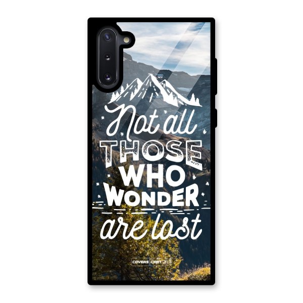 Wonder Lost Glass Back Case for Galaxy Note 10