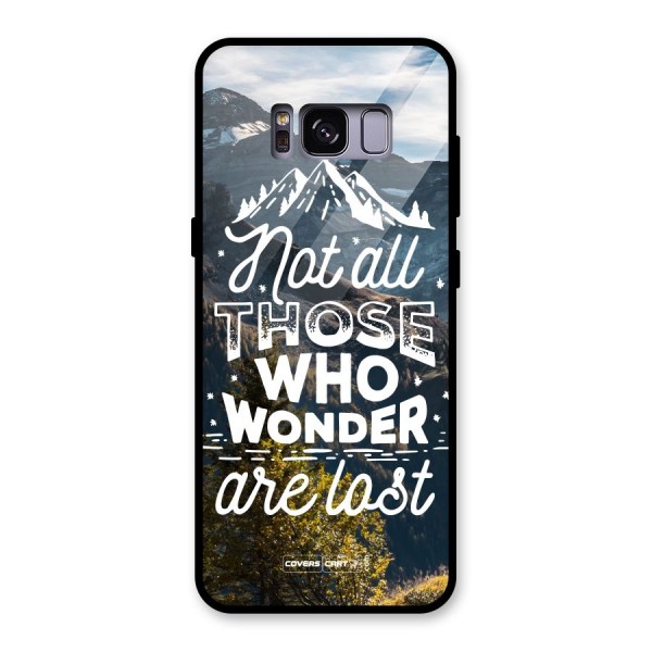 Wonder Lost Glass Back Case for Galaxy S8