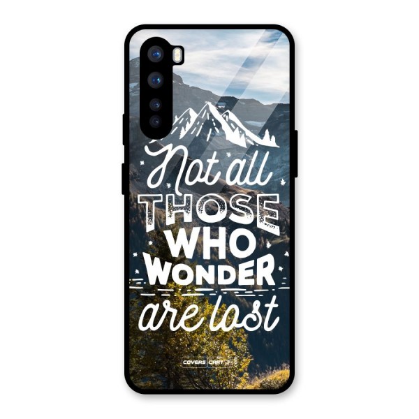 Wonder Lost Glass Back Case for OnePlus Nord