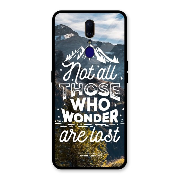 Wonder Lost Glass Back Case for Oppo F11