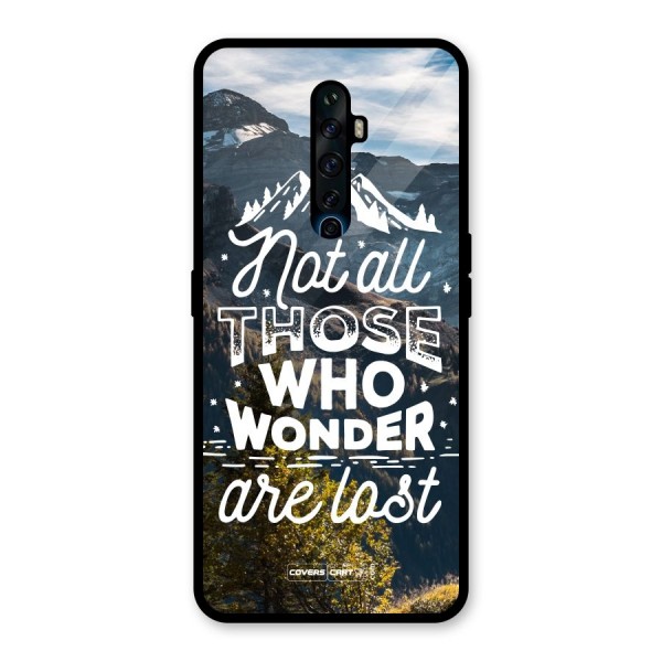 Wonder Lost Glass Back Case for Oppo Reno2 Z