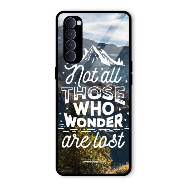 Wonder Lost Glass Back Case for Oppo Reno4 Pro