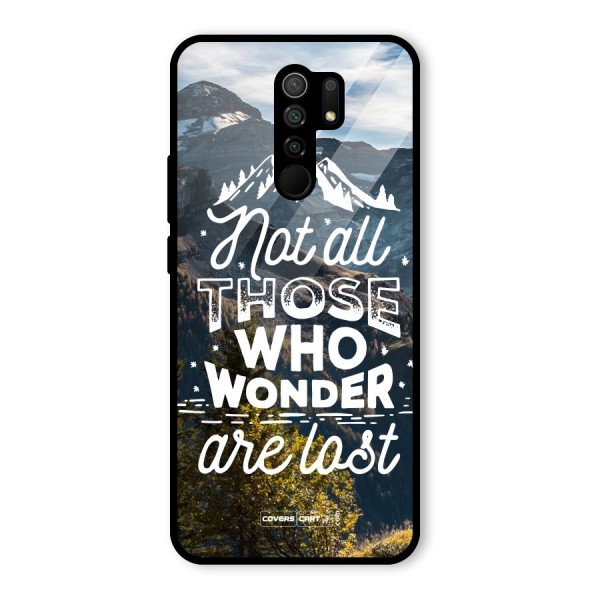 Wonder Lost Glass Back Case for Redmi 9 Prime