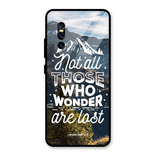 Wonder Lost Glass Back Case for Vivo V15 Pro