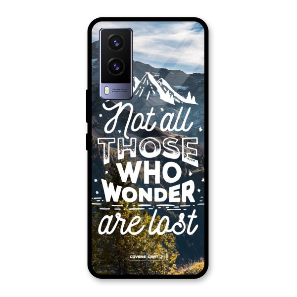 Wonder Lost Glass Back Case for Vivo V21e 5G