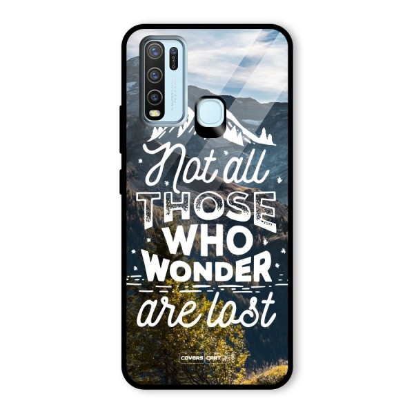 Wonder Lost Glass Back Case for Vivo Y30