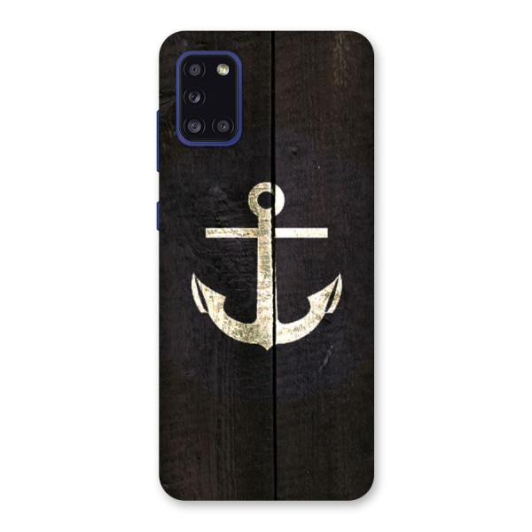 Wood Anchor Back Case for Galaxy A31