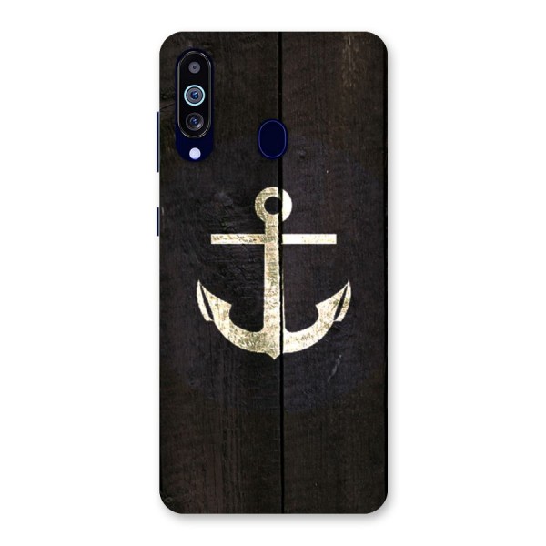 Wood Anchor Back Case for Galaxy A60