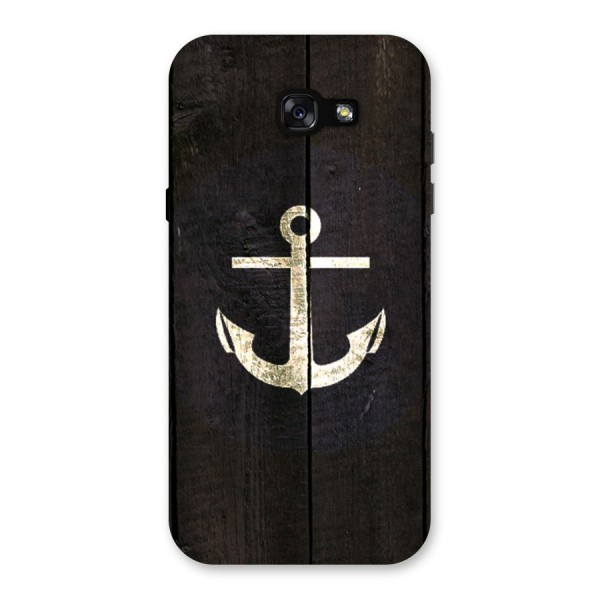 Wood Anchor Back Case for Galaxy A7 (2017)