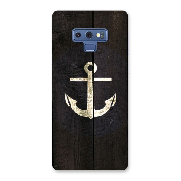 Wood Anchor Back Case for Galaxy Note 9