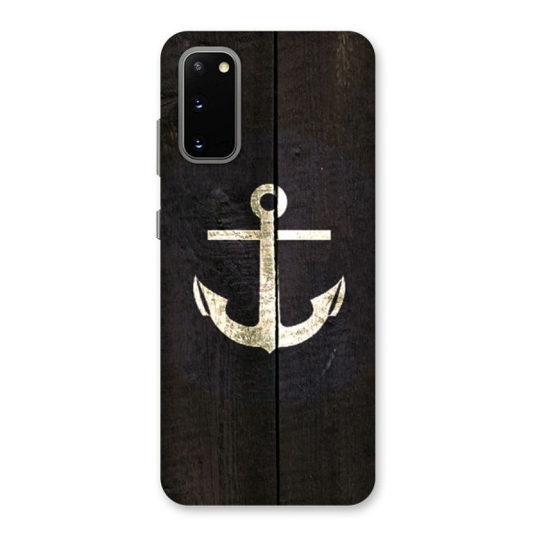 Wood Anchor Back Case for Galaxy S20